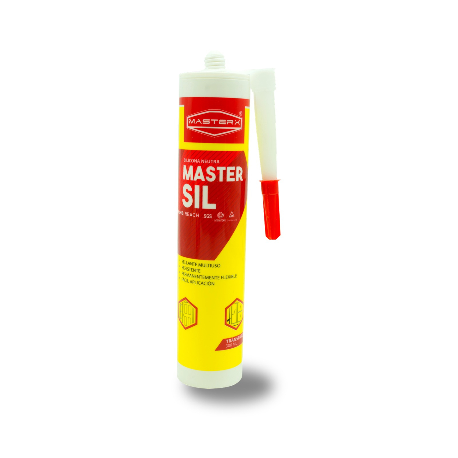 SILICONA NEUTRA TRANSPARENTE 300 ML MASTERX