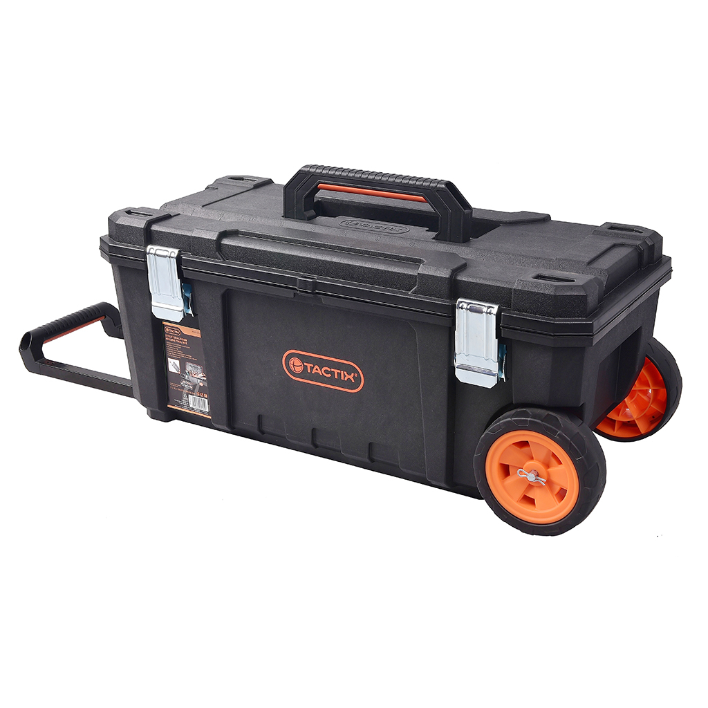 CAJA DE HERRAMIENTAS ALARGADA CON RUEDAS Y FOAM TACTIX IP53
