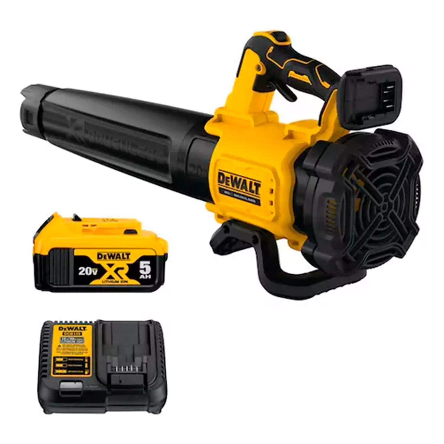 Soplador inalambrico 20v xr dewalt 1bat 5ah y carg dcbl722b
